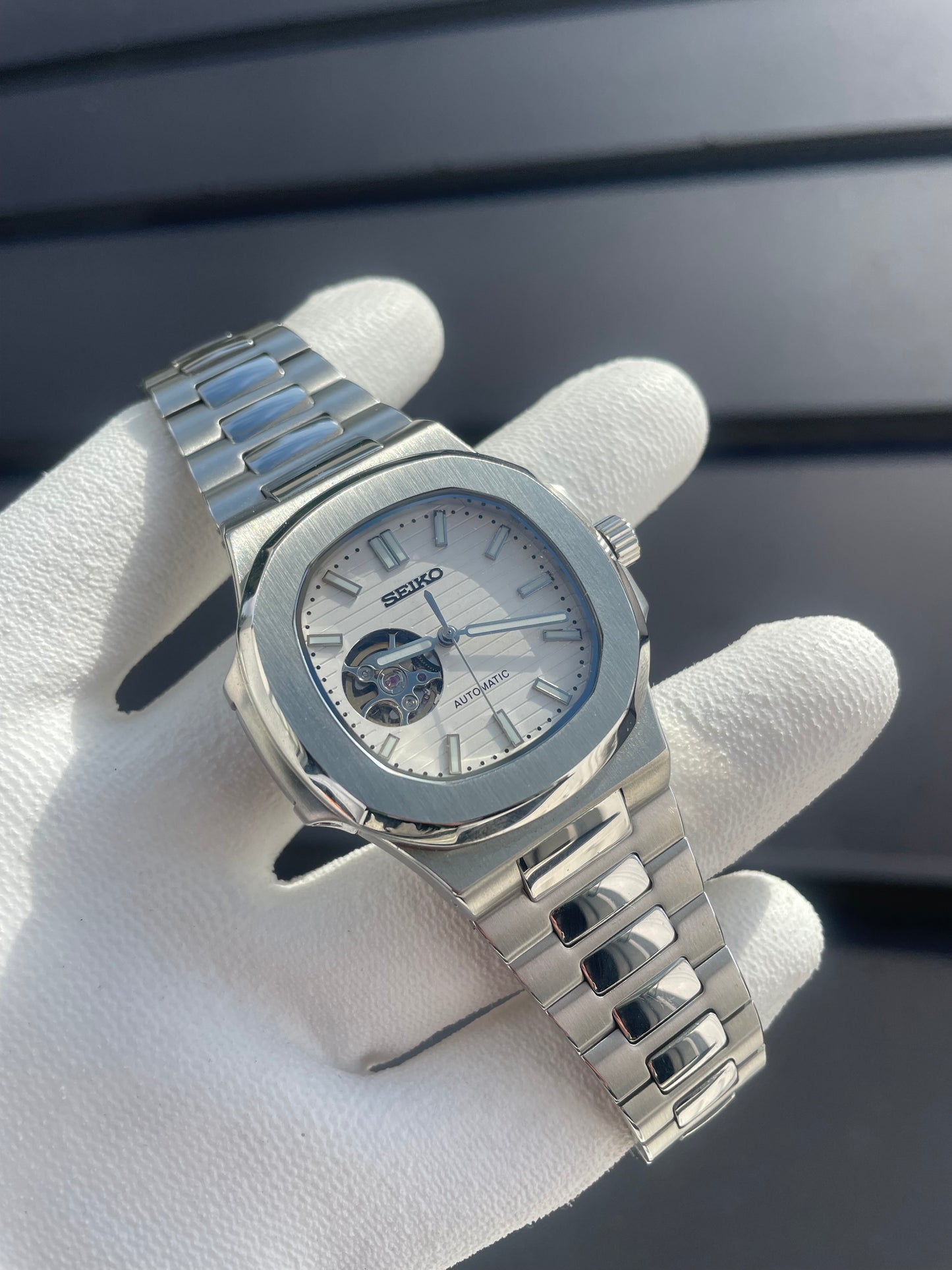 Seiko Nautilus ”Open Heart” Mod