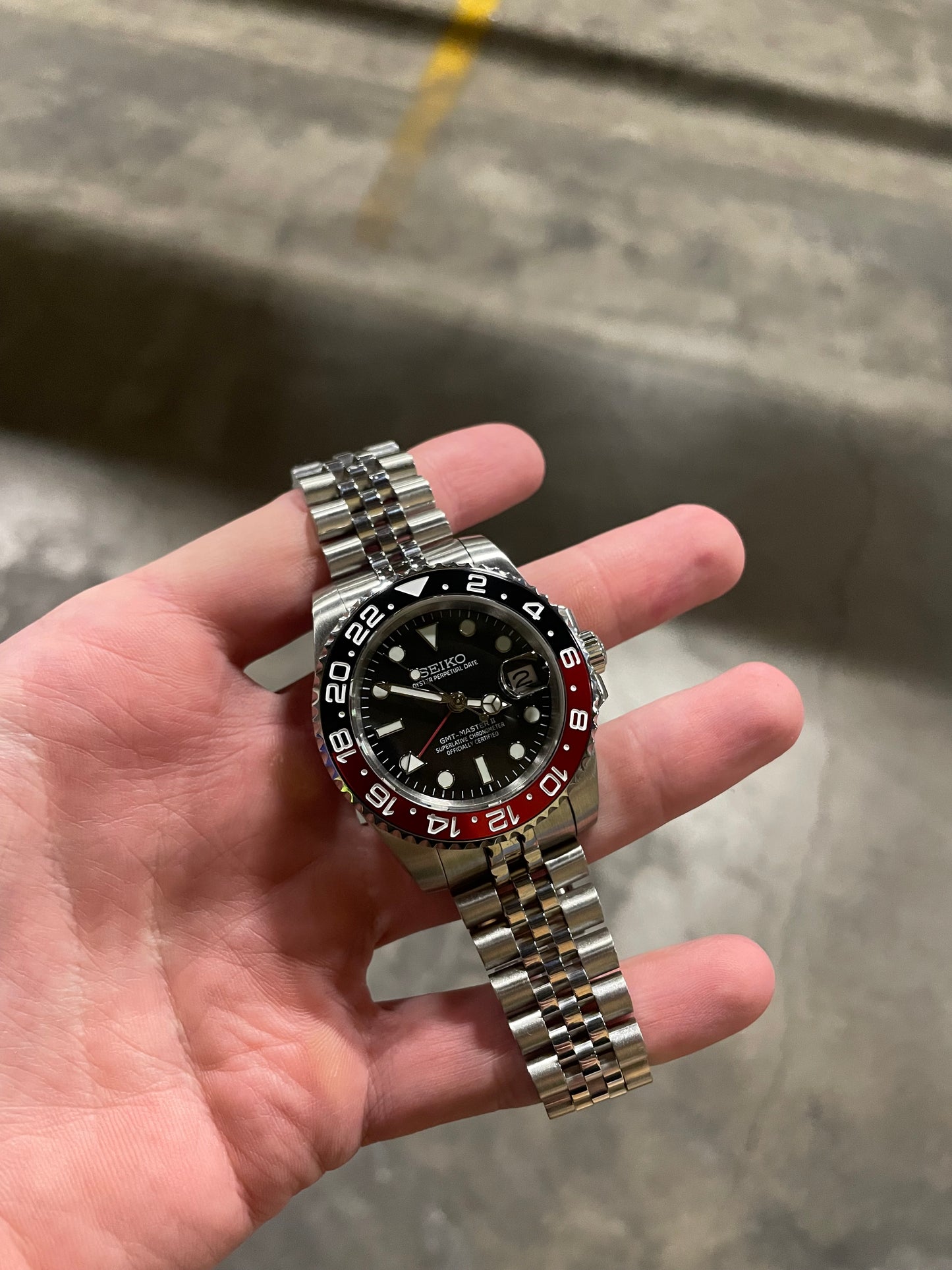 Seiko GMT 2 Coke